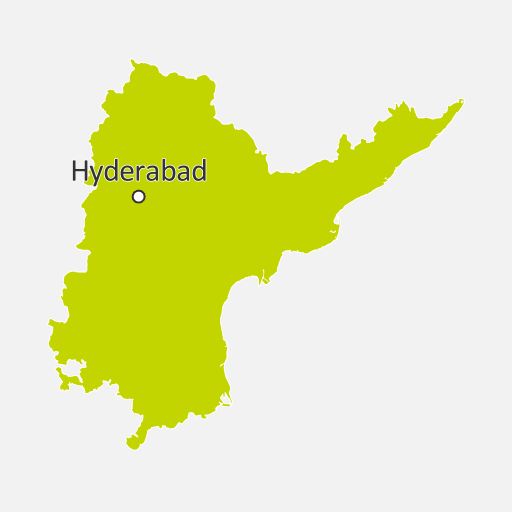 Mapa de Andhra Pradesh
